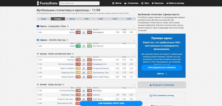 Статистика xg футбол сайты